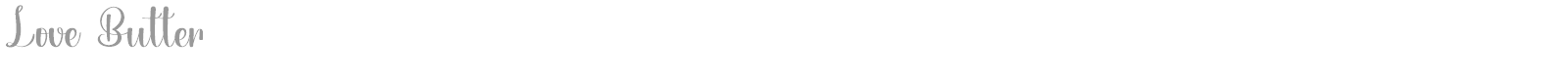 Love Butter font preview